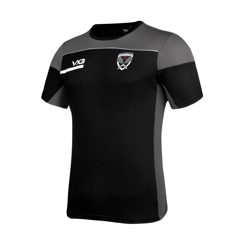 Geneva Squash Club Opus Tee - Black Grey