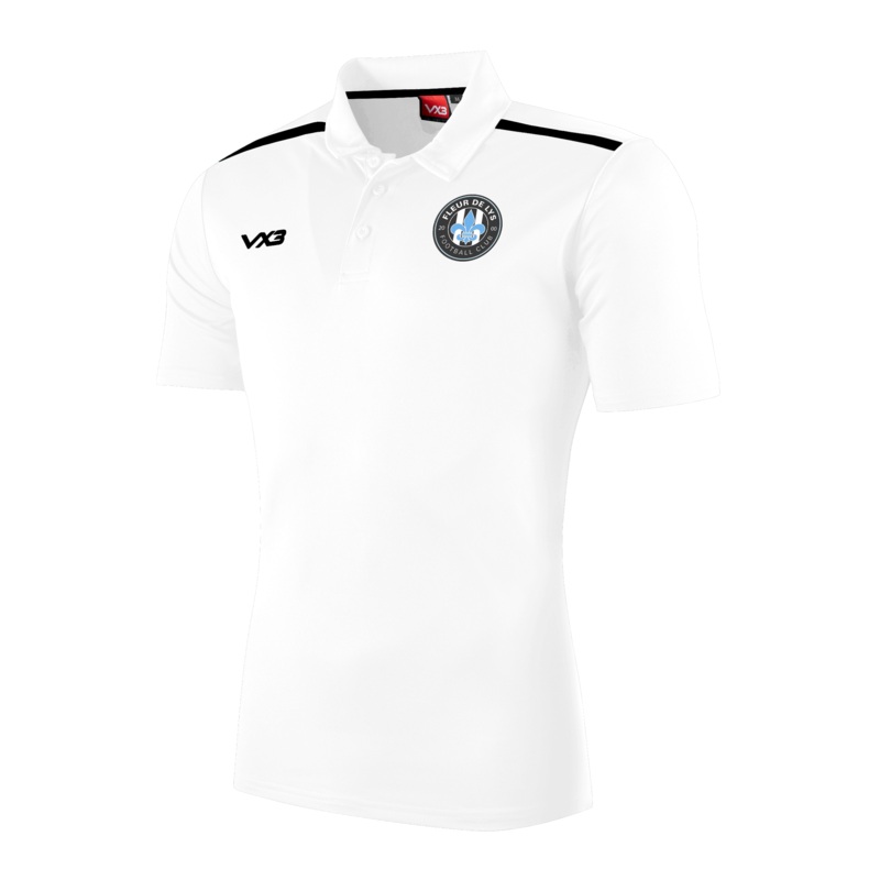 Fleur De Lys FC White Fortis Polo