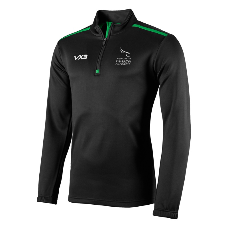Newcastle Falcons Academy Fortis Quarter Zip Sweat