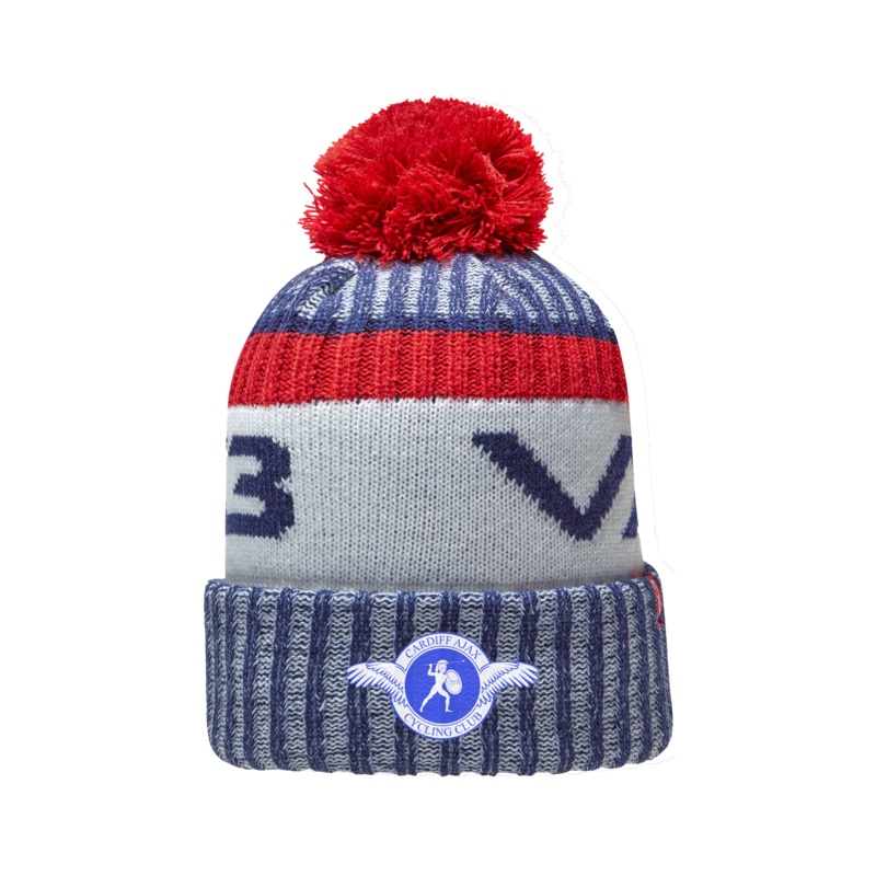 Cardiff Ajax Cycling Club Fleece-Lined Bobble Hat