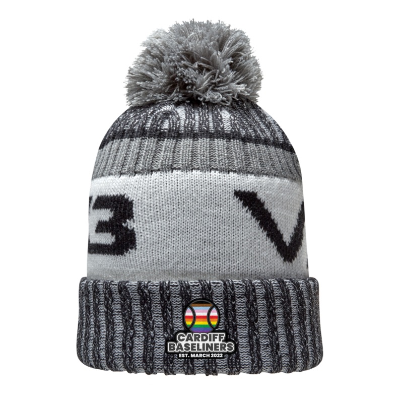 Cardiff Baseliners Fleece-Lined Bobble Hat