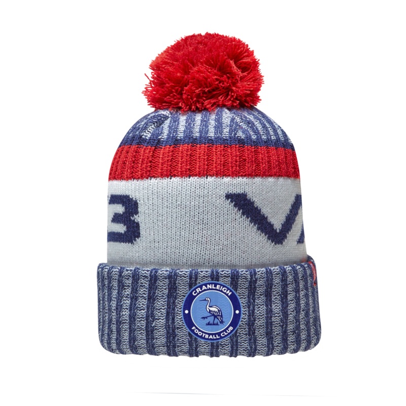 Cranleigh Football Club Fleece-Lined Bobble Hat