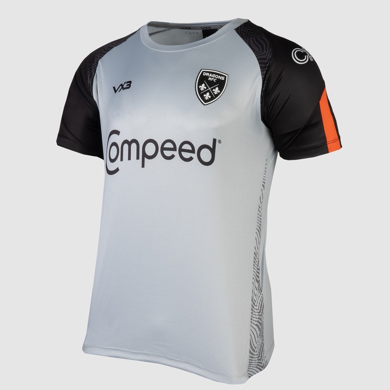 Dragons RFC Training Tee 23/24 - Grey
