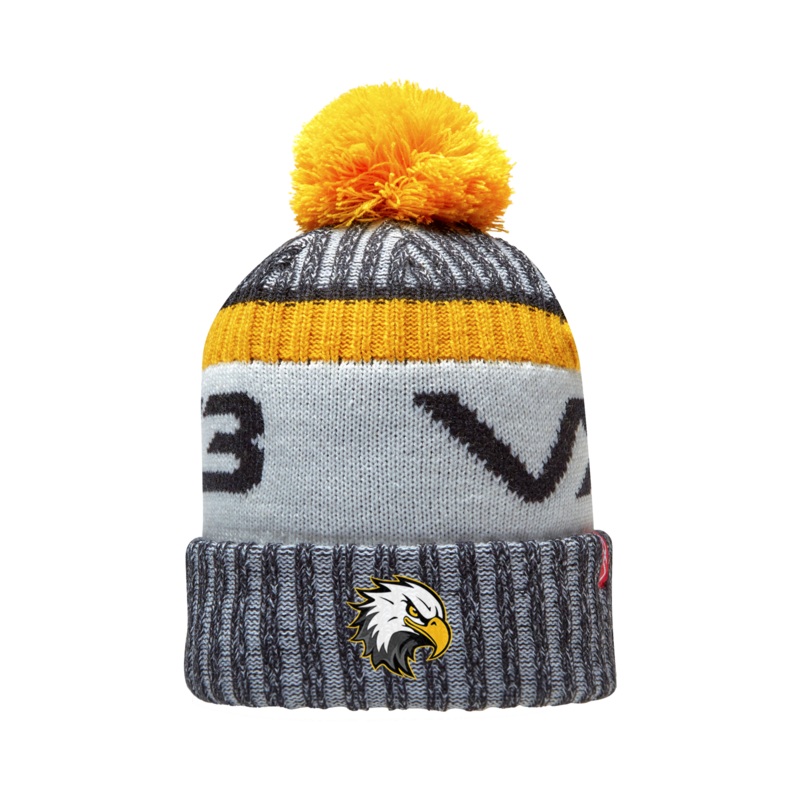 Cardiff Eagles Ice Hockey Club Fleece-Lined Bobble Hat